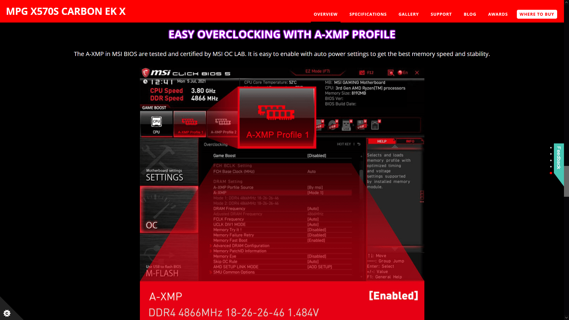 Xmp профиль оперативной памяти msi. Разгон оперативной памяти в биосе msi. Разгон оперативной памяти через биос msi. Разгон памяти ddr4 msi. Msi overclocking.
