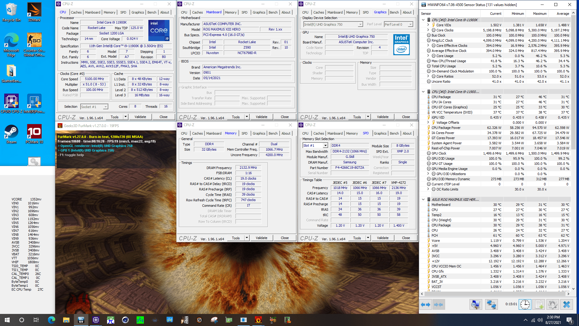 SkatterBencher #28: Intel UHD Graphics 750 Overclocked to 1750 MHz -  SkatterBencher