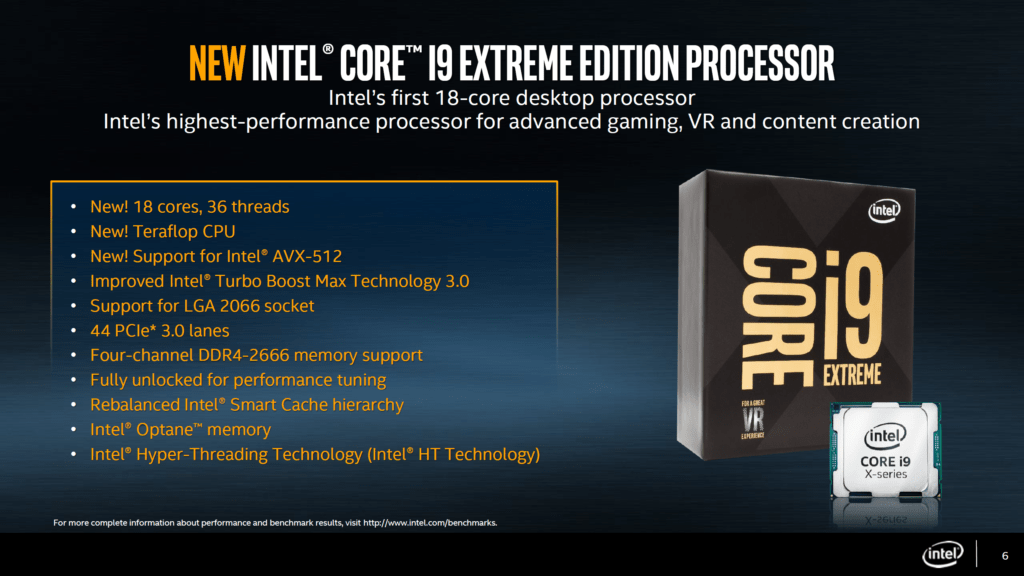 intel core i9-10980XE product spec