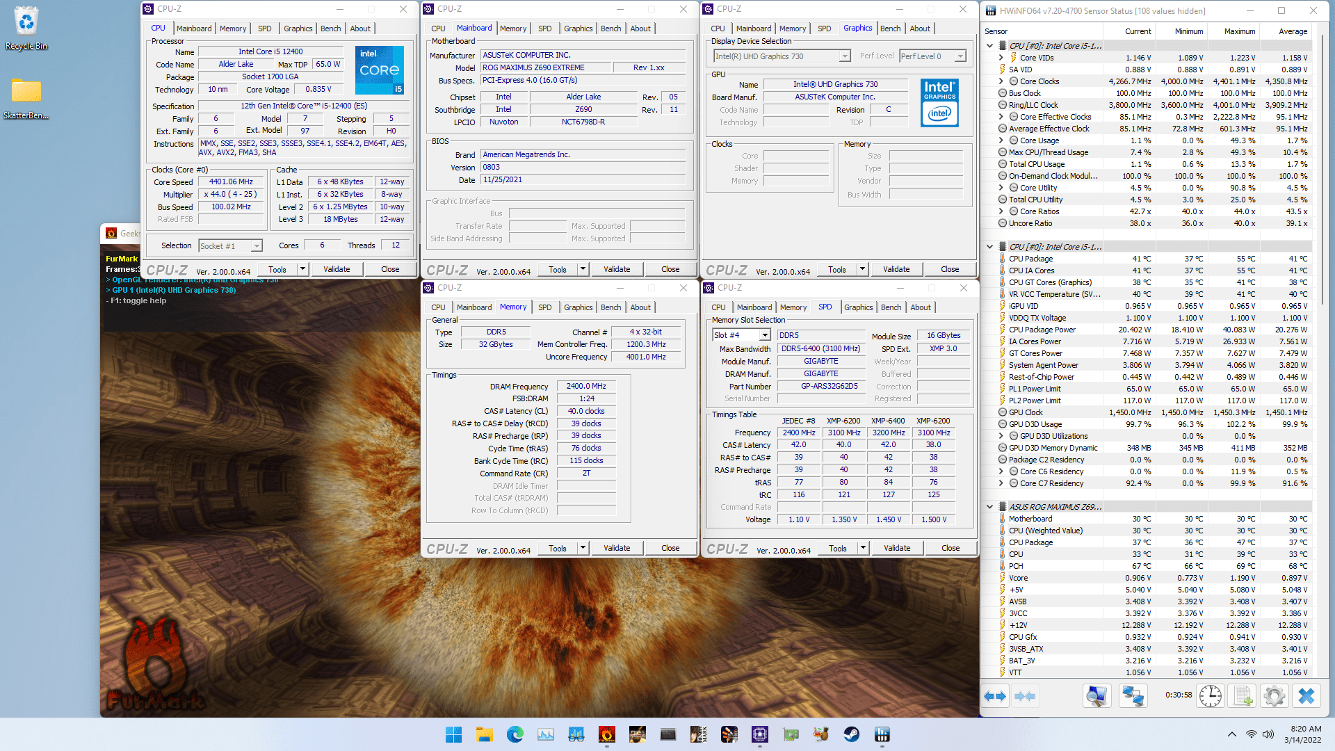 SkatterBencher #38: Intel UHD Graphics 730 Overclocked to 1800 MHz -  SkatterBencher