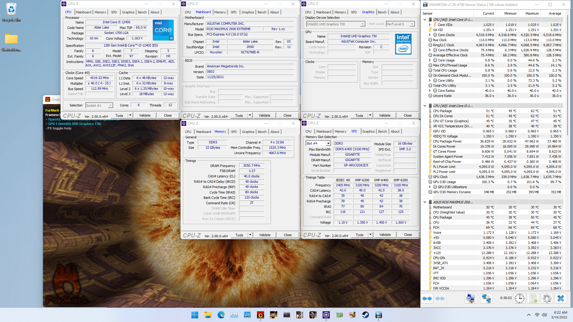 SkatterBencher #38: Intel UHD Graphics 730 Overclocked to 1800 MHz -  SkatterBencher