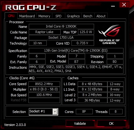 8952mhz cpu frequency