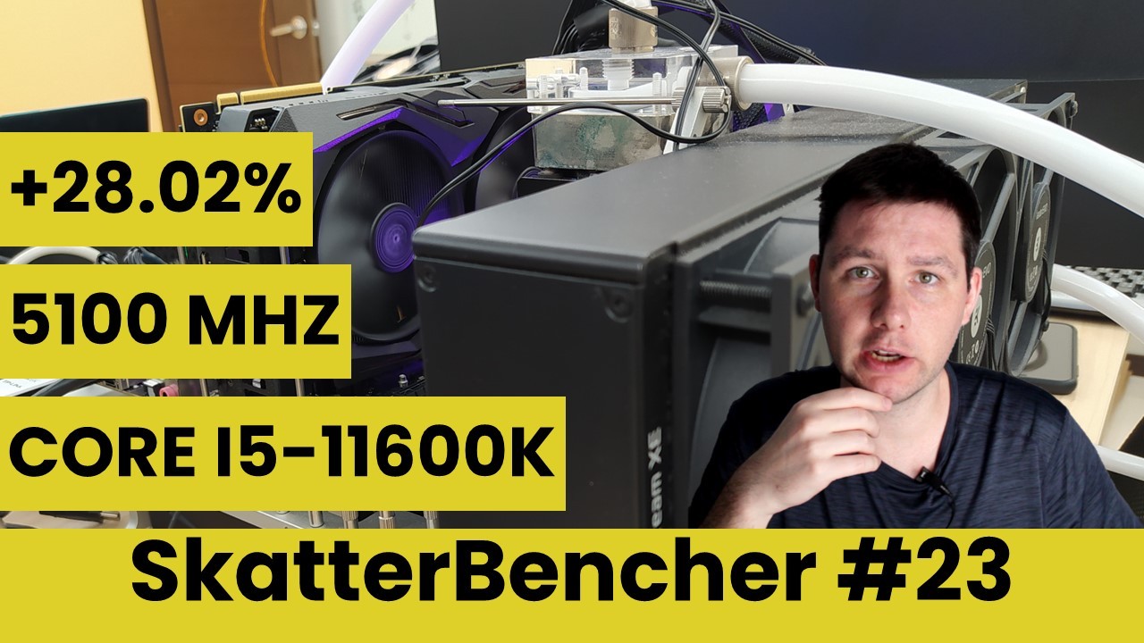 SkatterBencher #23: Intel Core i5-11600K Overclocked to 5100 MHz