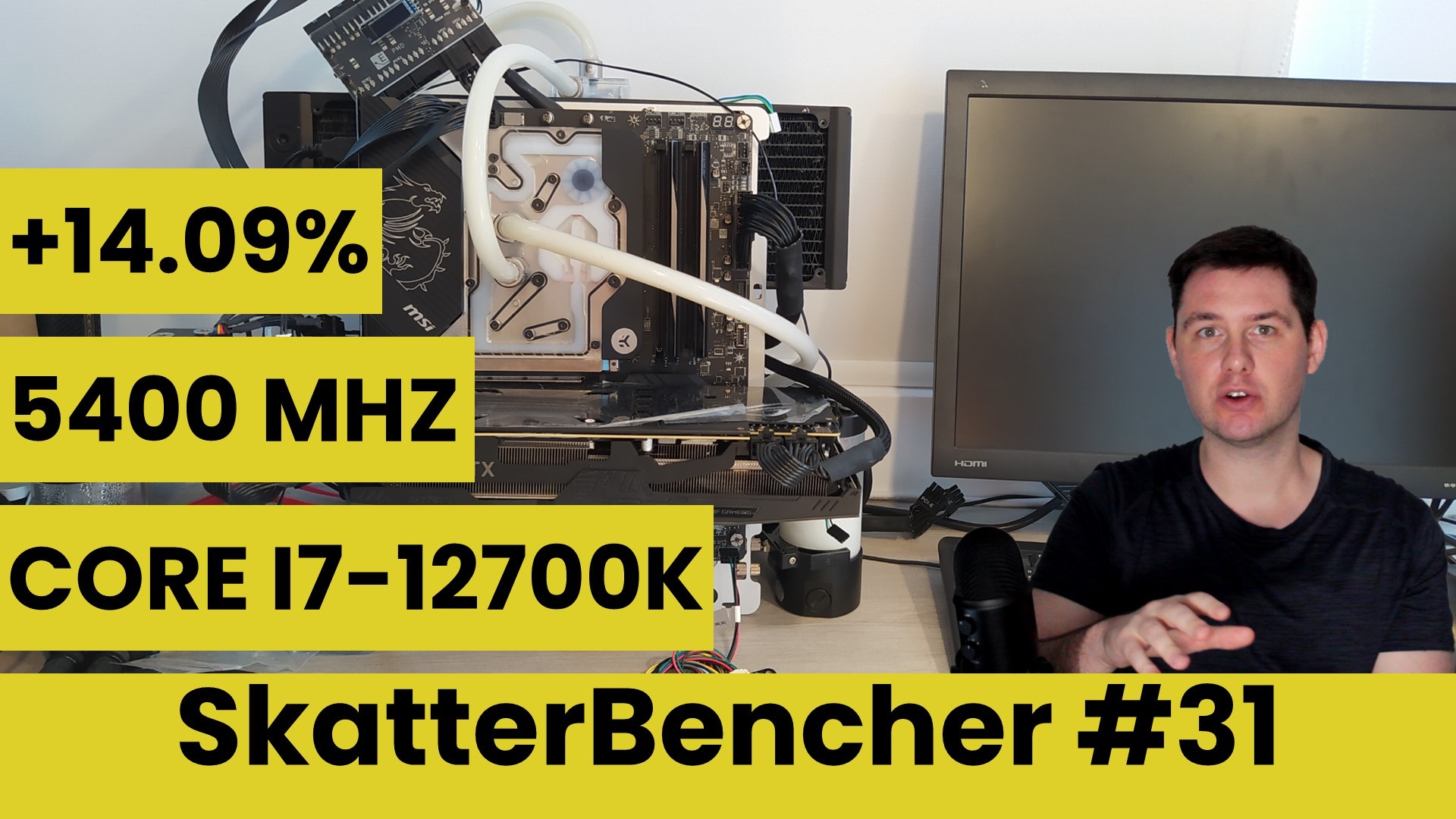 SkatterBencher #31: Intel Core i7-12700K Overclocked to 5400 MHz