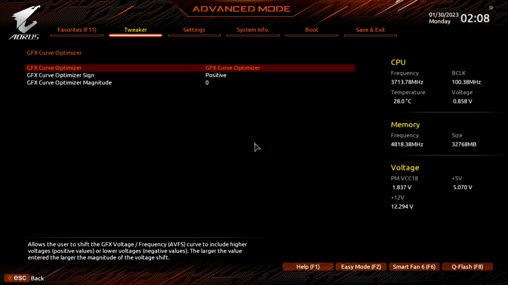 radeon graphics ryzen 7000 gfx curve optimizer bios option