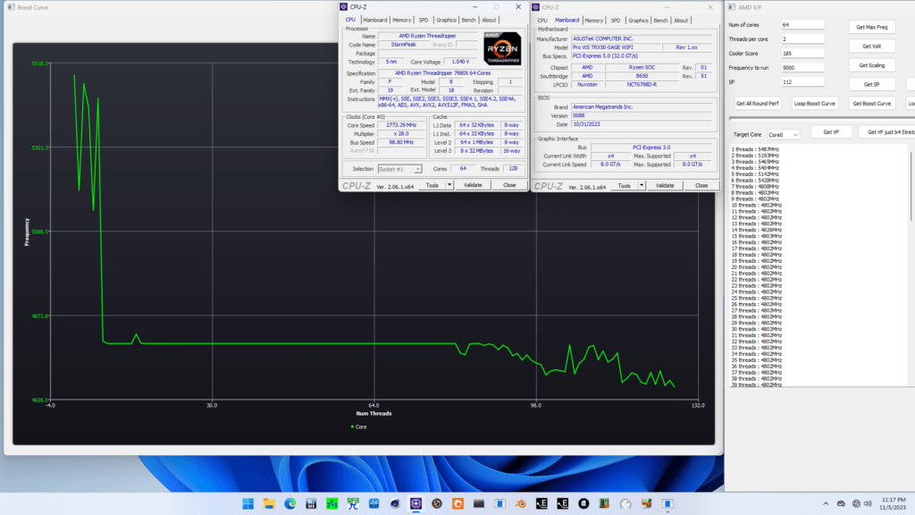 ryzen threadripper 7980x stock c-state boost limiter