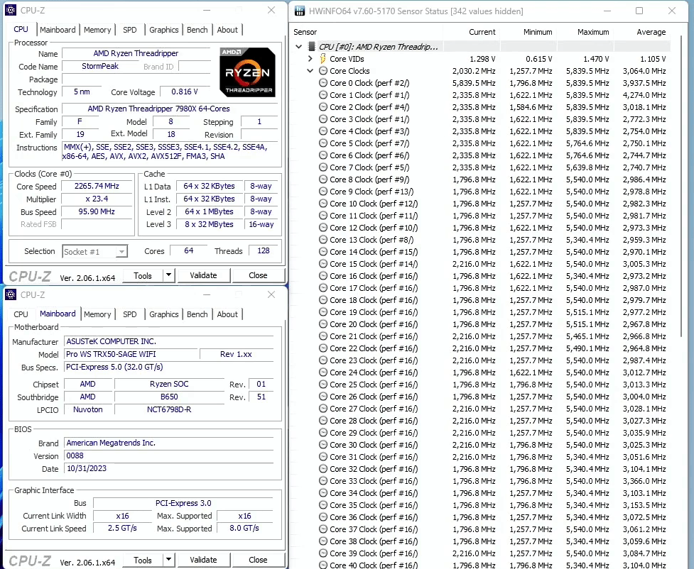 ryzen threadripper 7980x fmax+200 boost frequency