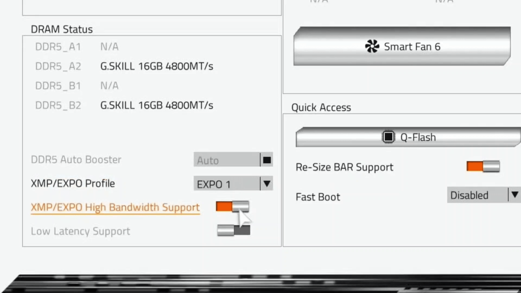 gigabyte high bandwidth support