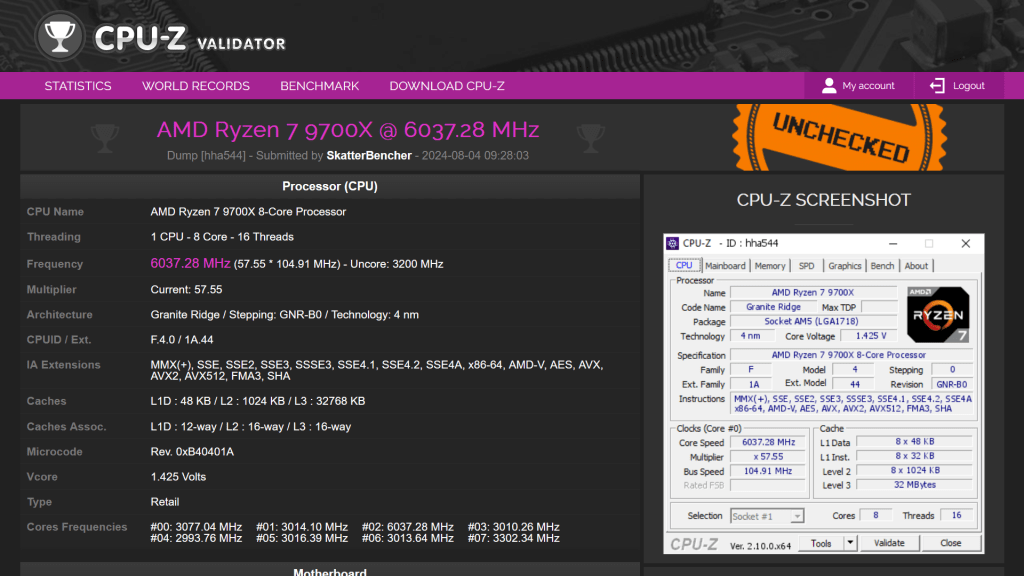 6 ghz ryzen 7 9700x